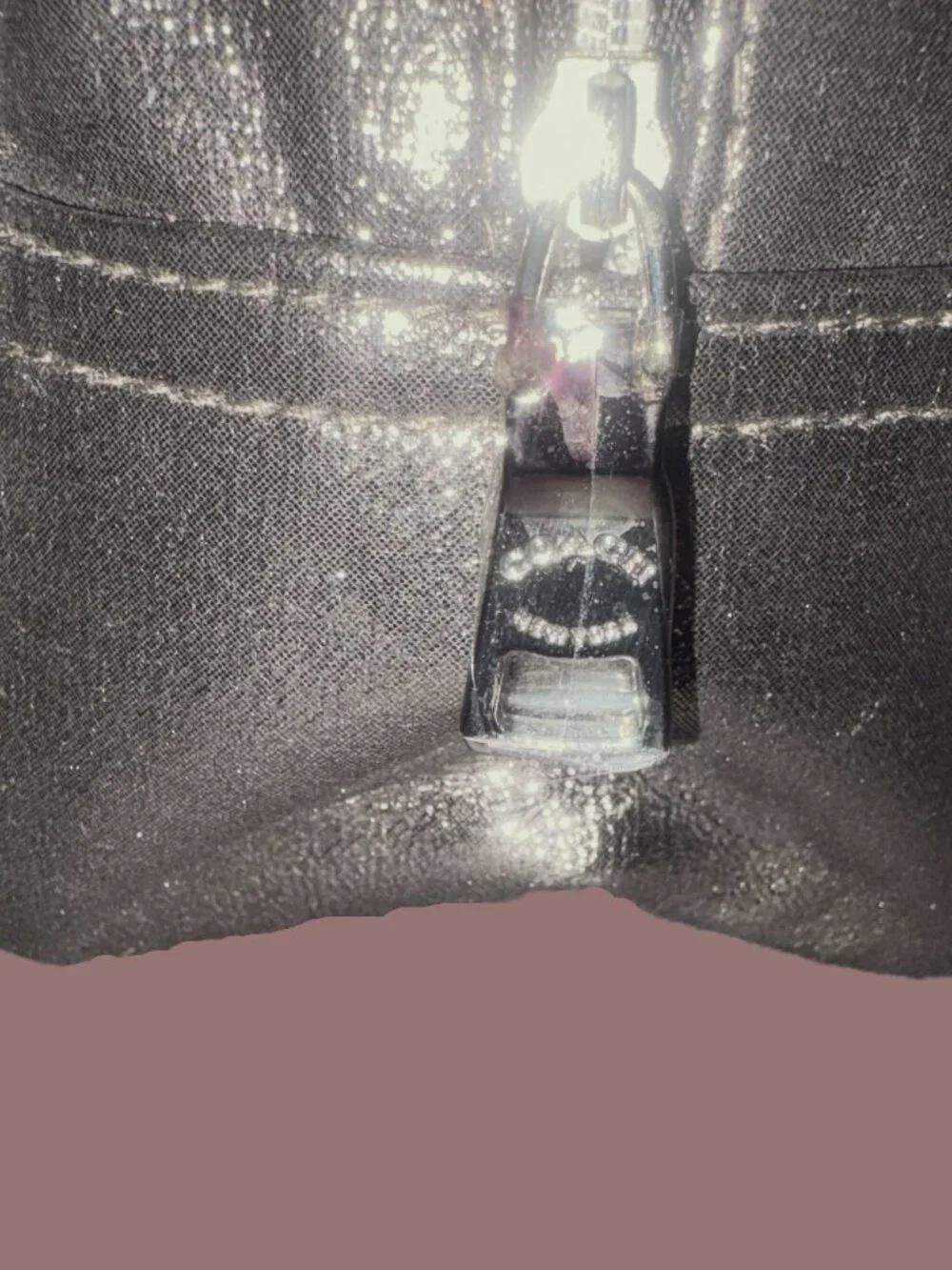 COACH Metallic Fragrance cosmetic bag NWOT